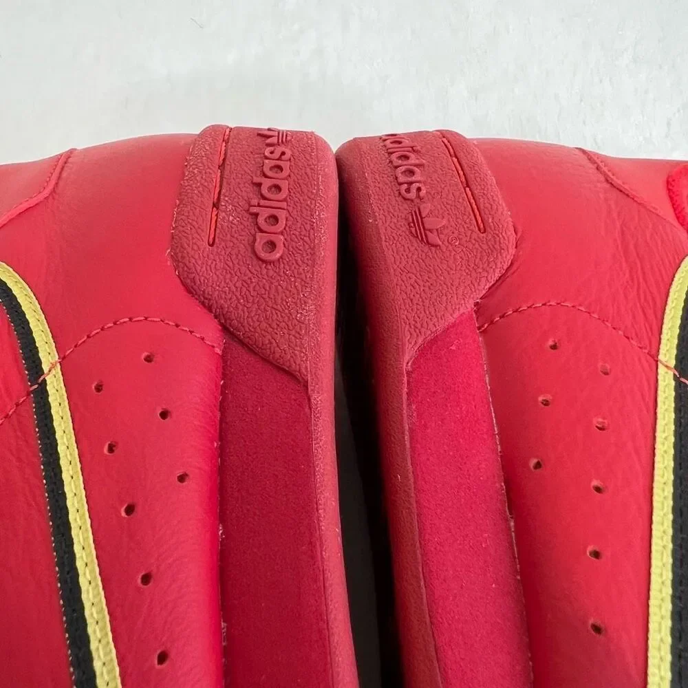 Adidas Red Continental 80 Lace Up Sneakers 9 Men NEW